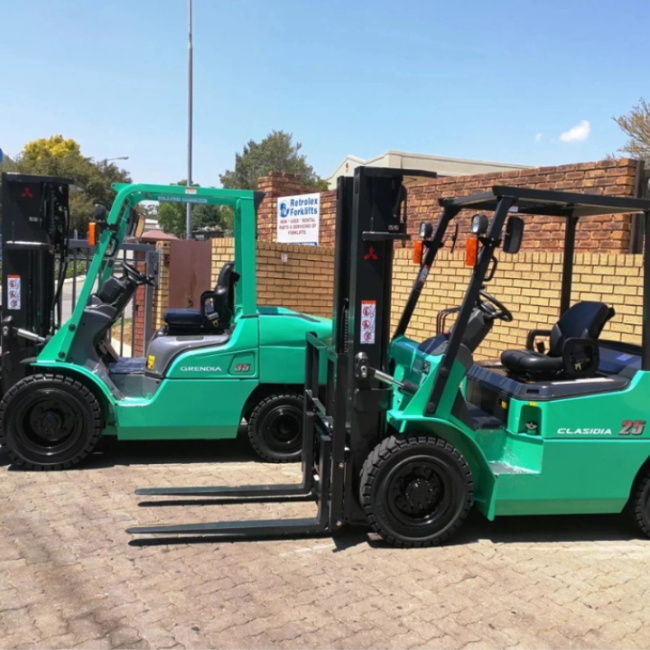 Forklift in Dunvegan